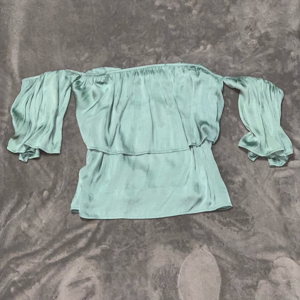 Tube top with sleeves